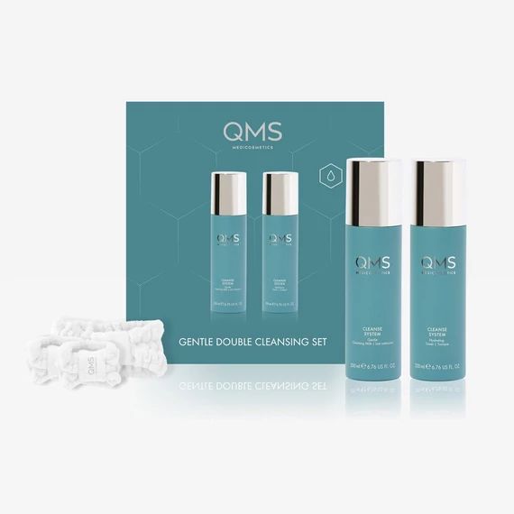 GENTLE DOUBLE CLEANSING SET – Hidratáló arctisztító szett ajándék kozmetikai fejpánttal